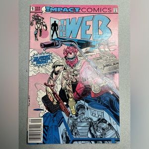 The Web  Issue 1 Sept 1991 ImpactComics The Impact Era Begins Here